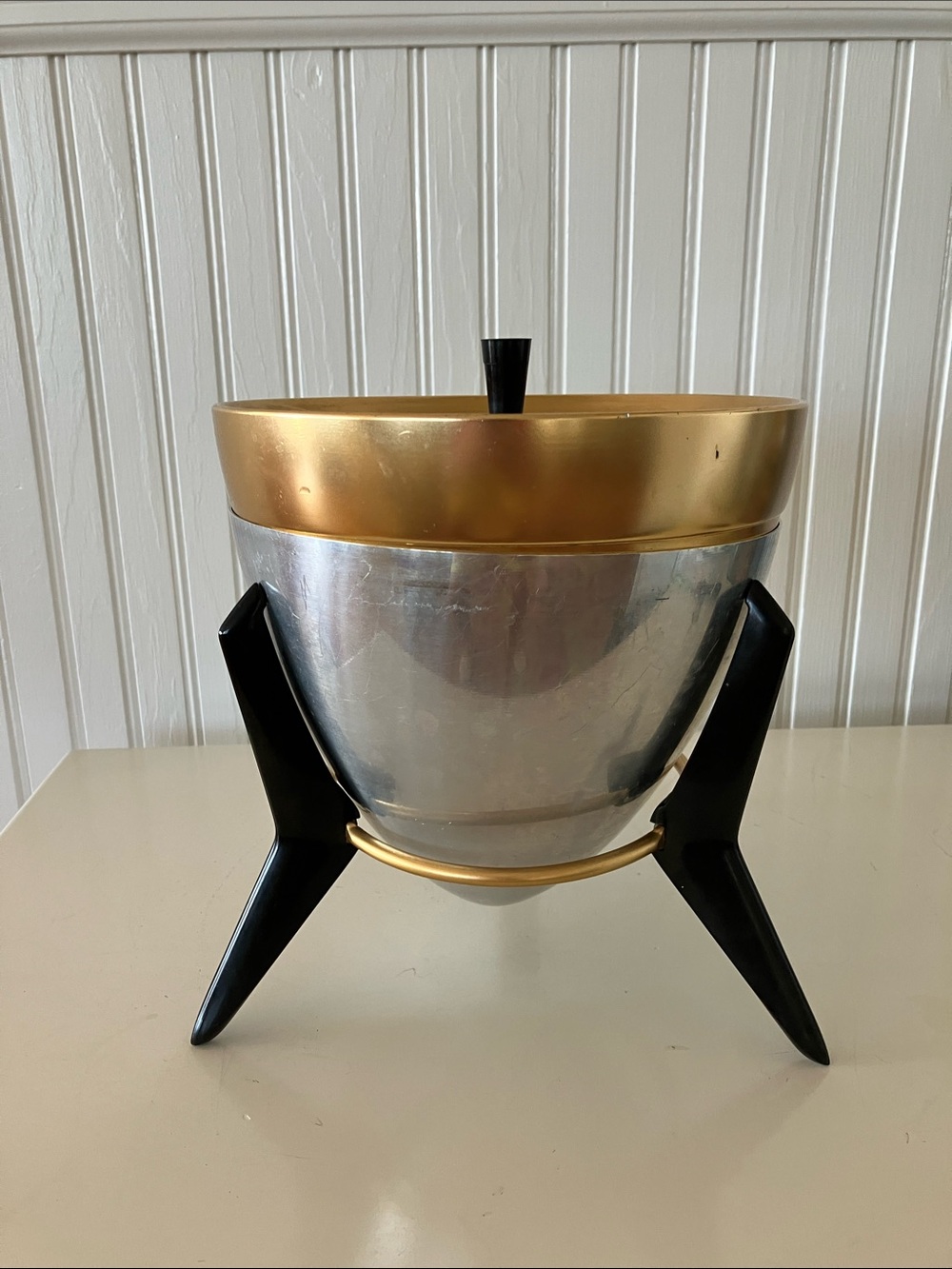 MCM c1959 MIRRO Atomic Hot & Cold Server or Ice Bucket